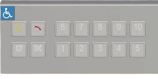 Handicap Car Operating Panel